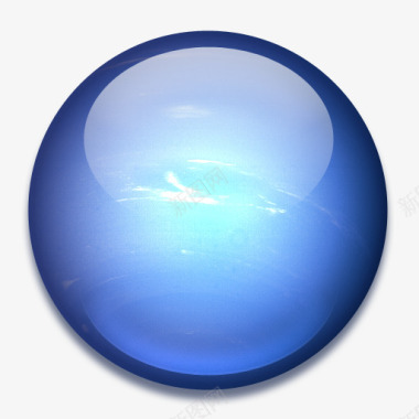 蓝色星球元素图标图标