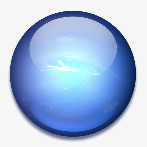 蓝色星球元素图标png_新图网 https://ixintu.com 元素 星球 蓝色
