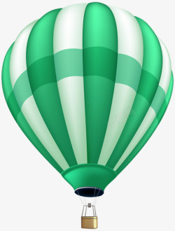 镂空绿色球绿色热气球高清图片