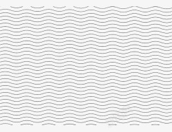 铅笔画线PNG图片黑白简约水波纹线条高清图片