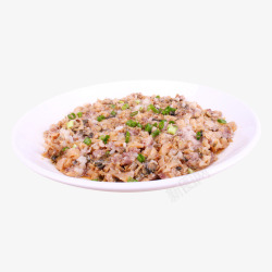 盘装肉饼盘装梅菜蒸肉饼高清图片