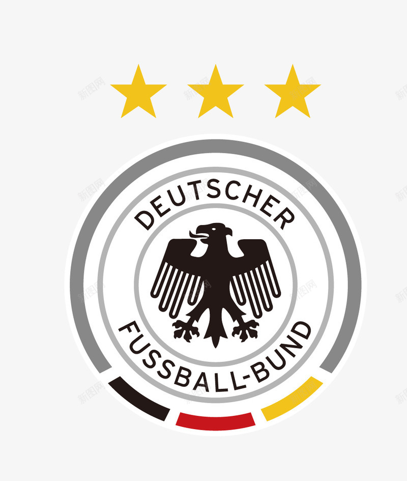 德国足球队图标png_新图网 https://ixintu.com logo 德国国家队 德国足球队 矢量标志 队徽