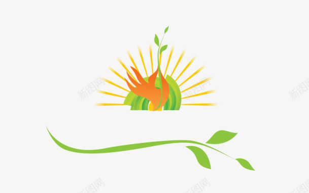 植物花卉公司logo图标图标
