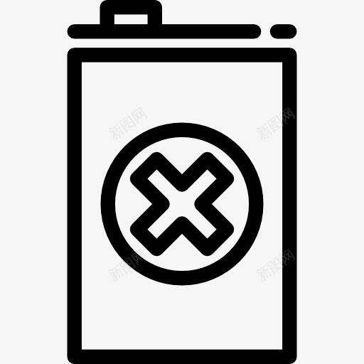有毒图标png_新图网 https://ixintu.com 十字架形状 十字标志 十字标记 有毒 漂白剂 生态环境