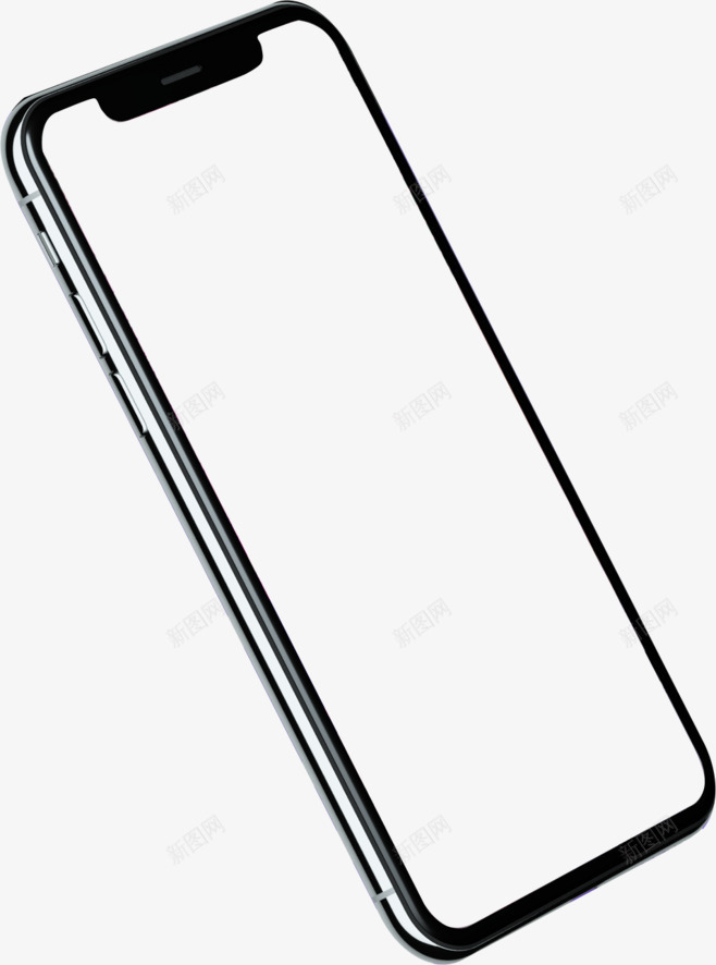 com iphonex 手机侧面 透明 黑色