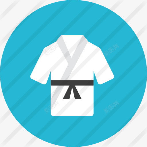 空手道图标png_新图网 https://ixintu.com 东方 亚洲 体育 体育竞赛 和服 柔道 武术 空手道