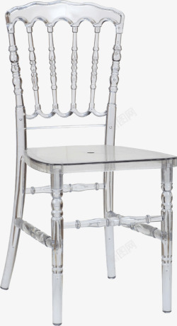 银色竹节椅创意塑料竹节椅高清图片