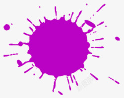 双十一紫色背景圆形水彩高清图片
