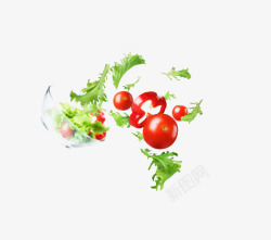 飞叶png素材美味的营养菜高清图片