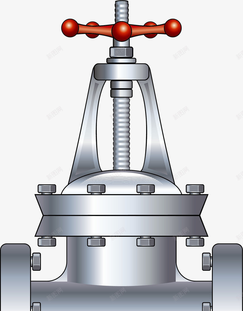 阀门元素png免抠素材_新图网 https://ixintu.com png 元素 卡通 地下管道 开关 铁管