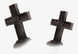黑色十字架素材