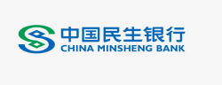 蓝绿色logo蓝绿色中国民生银行logo图图标高清图片