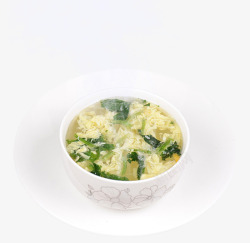 小吃汤类实物鲜虾紫菜蛋汤高清图片