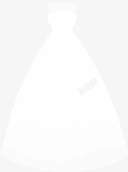 韩版结婚服装婚礼礼服白色婚纱高清图片