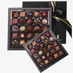 情人节巧克力球情人节精美巧克力盒装免高清图片