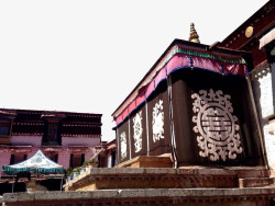 西藏建筑大昭寺旅游风景高清图片