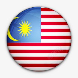 国旗马来西亚对世界标志图标图标