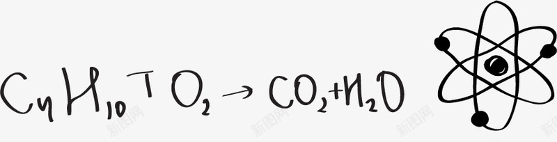 手绘教育化学方程式png免抠素材_新图网 https://ixintu.com 化学 化学方程式 化学方程式计算 常用公式 手绘公式 教育 教育公式
