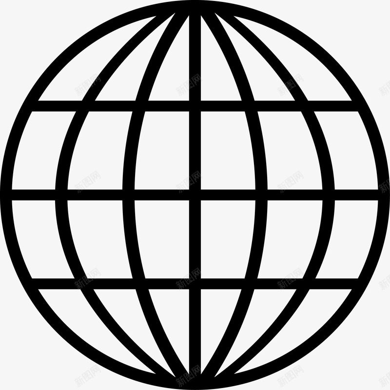 地球球体创意图标png_新图网 https://ixintu.com 卡通地球 地球 地球仪 地球图 手绘地球 点 点线地球 球 球体 矢量地球 线