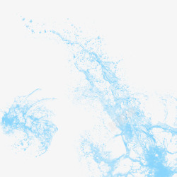 动感喷溅的颜料液体漂亮喷洒的水高清图片
