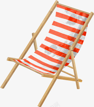 夏威夷沙滩靠椅png免抠素材_新图网 https://ixintu.com 一字椅 夏威夷 沙滩椅 红白椅子