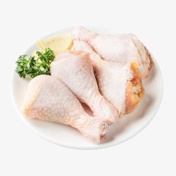 生鲜鸡肉新鲜鲜嫩琵琶腿高清图片