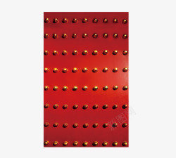 金属铆钉红色宫门背景图素材