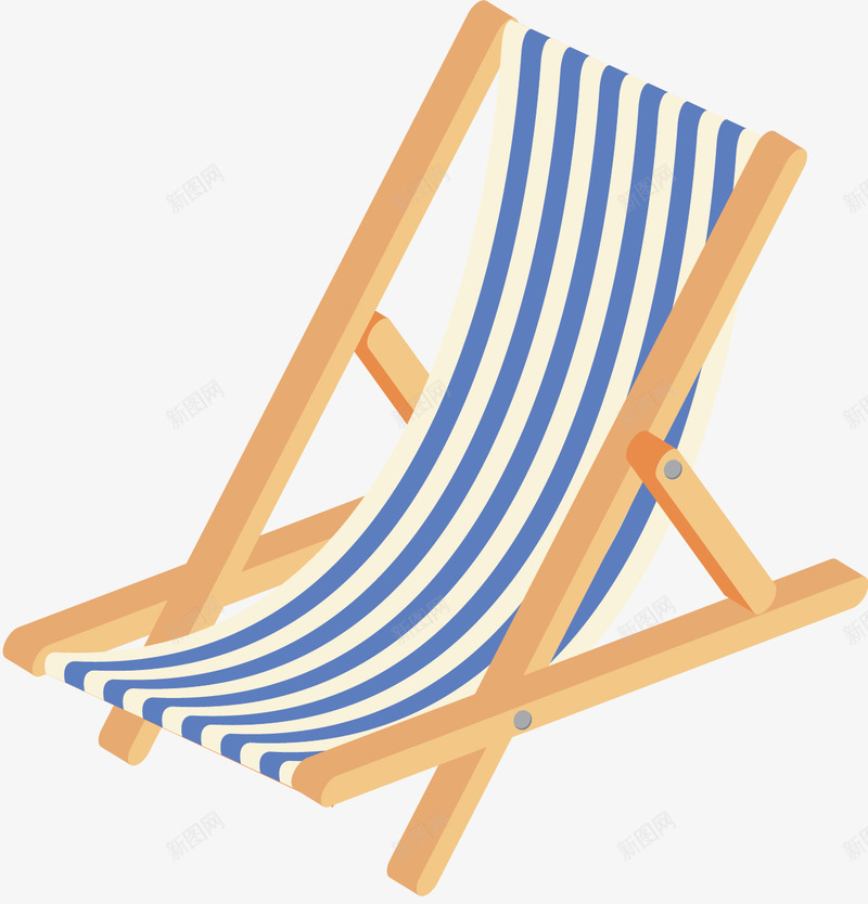 普通纯色卡通沙滩椅png免抠素材_新图网 https://ixintu.com 卡通沙滩椅 彩色沙滩椅 折叠椅 普通 椅子 沙滩椅 矢量沙滩椅
