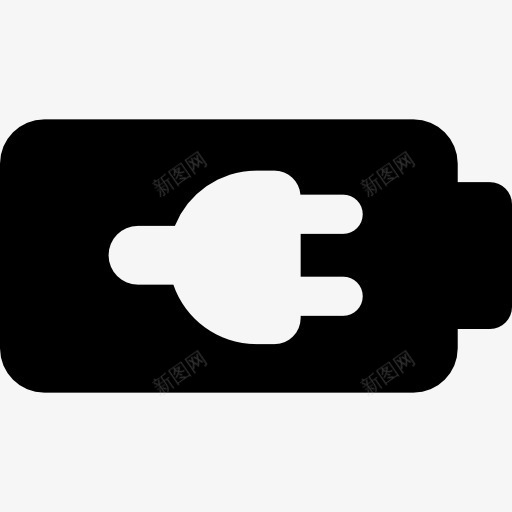 手机电池图标png_新图网 https://ixintu.com 充电 工具 手机套 接口 插件 电池 电源 电话 连接器