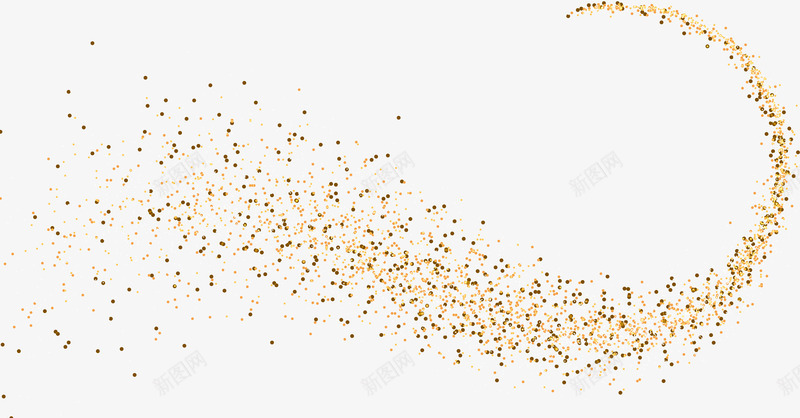 金色彩屑矢量图eps免抠素材_新图网 https://ixintu.com 免抠素材 彩屑 背景素材 装饰素材 矢量图