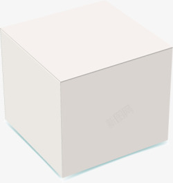 礼品盒包装设计白色箱子矢量图高清图片