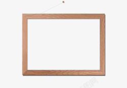 木制板墙挂木质相框高清图片