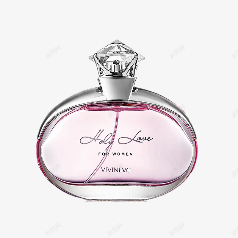 女士香水png免抠素材_新图网 https://ixintu.com 专柜正品 产品实物 化妆品 女士香水 果香味 玻璃瓶