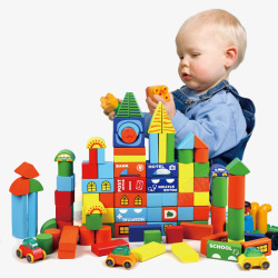 搭建积木儿童玩具高清图片