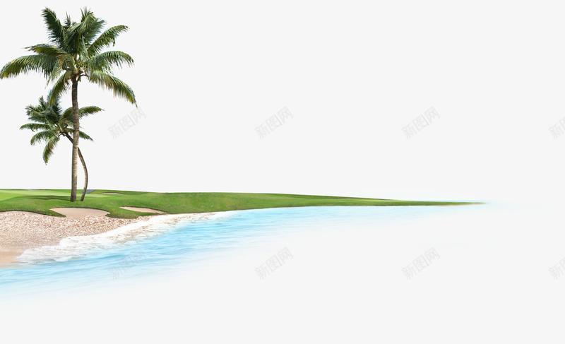 夏日海边沙滩海边效果椰子树png免抠素材_新图网 https://ixintu.com 夏日 效果 椰子树 沙滩 海边