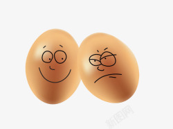 两个鸡蛋鸡蛋高清图片