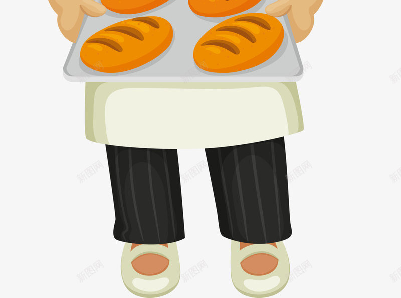 微笑卡通面包师傅png免抠素材_新图网 https://ixintu.com 517 吃货节 图案 烤面包 美食节 面包师傅 面包店 食品 餐饮