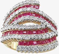 钻石装饰戒指素材