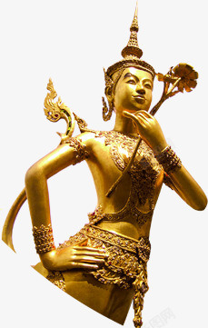 佛像雕刻金属质感泰国佛像高清图片
