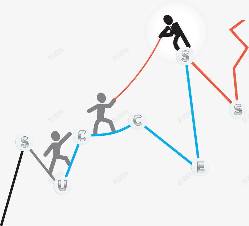 折线统计人数矢量图ai免抠素材_新图网 https://ixintu.com 折线 数学 统计 矢量图