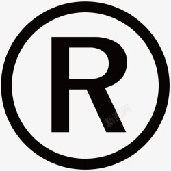 小r注册商标标识图标高清图片
