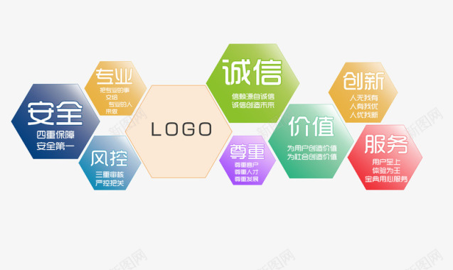 彩色logo墙图标图标