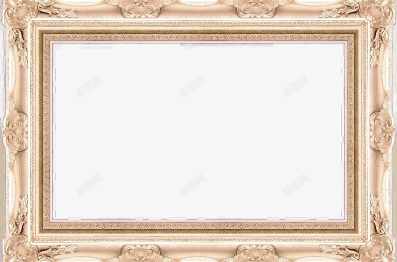 木纹边框png免抠素材_新图网 https://ixintu.com 木制 木纹 相框 边框