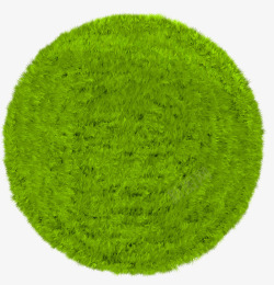 圆形草坪素材