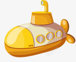 潜水工具黄潜水艇高清图片