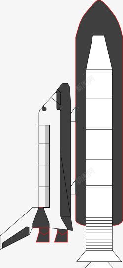 太空飞船片矢量图素材