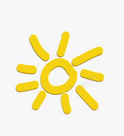 夏季图标卡通太阳图标高清图片