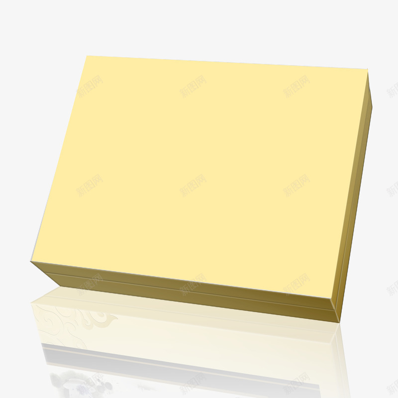 牛皮纸盒png免抠素材_新图网 https://ixintu.com 牛皮纸 盒子 设计 黄色
