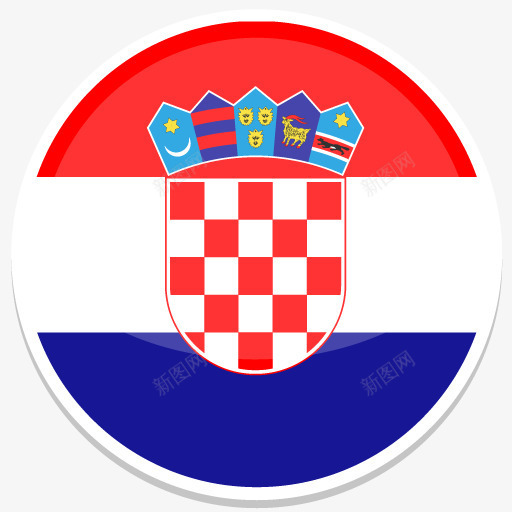 克罗地亚2014世界杯标图标png_新图网 https://ixintu.com Croatia 世界杯标志平图标免费下载 克罗地亚 克罗地亚2014