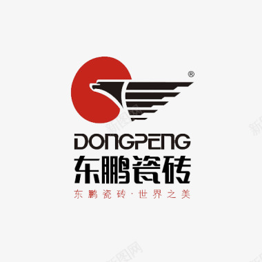 黑色东鹏瓷砖logo标志图标图标